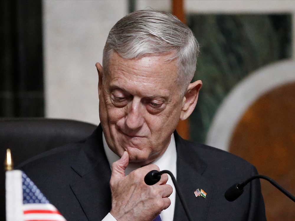 Mattis seeks waivers from sanctions for some countries