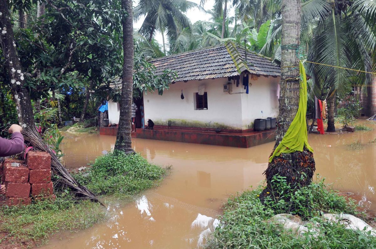 Several areas still under water