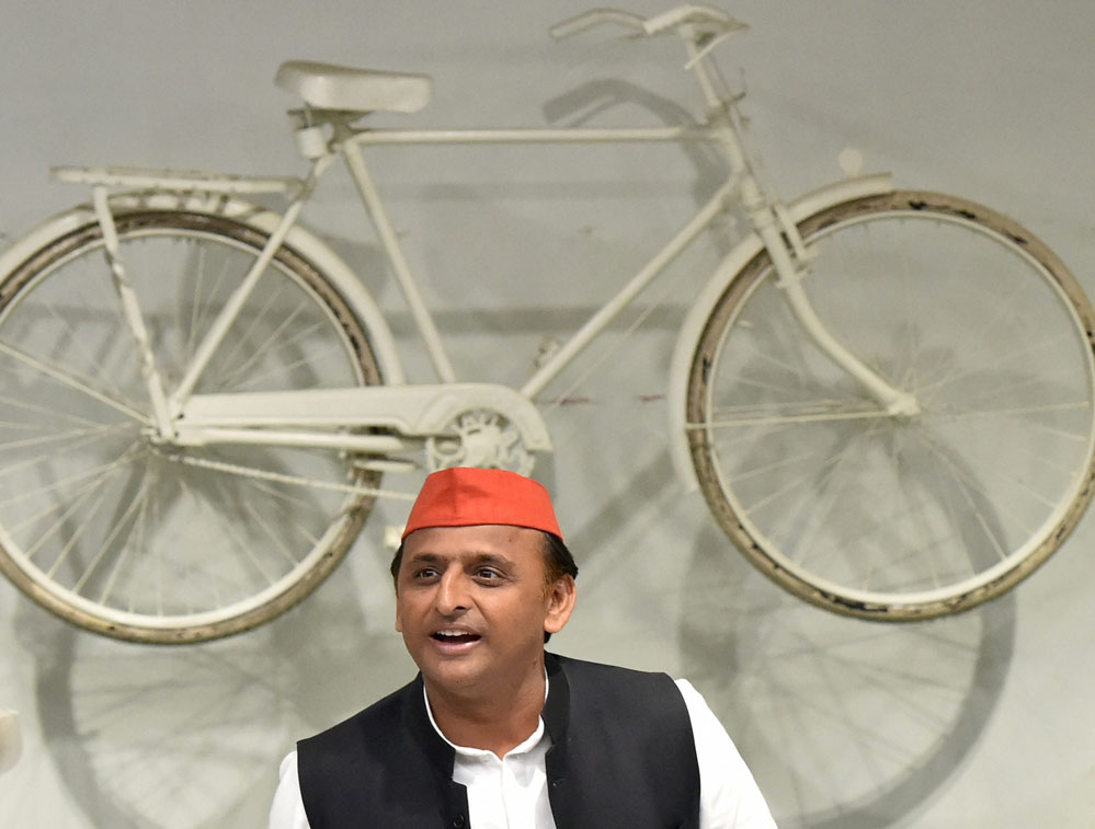 Samajwadi Party chief Akhilesh Yadav 