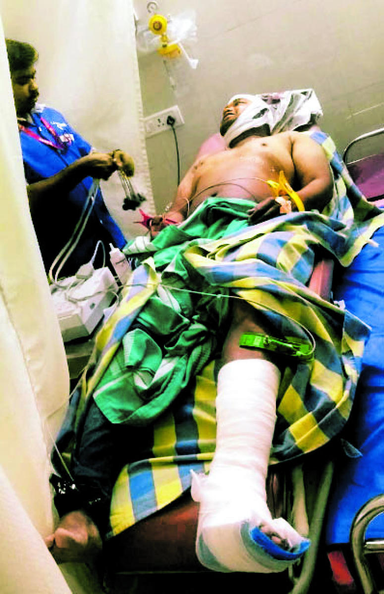 Car driver allegedly strikes biker, complains to cops