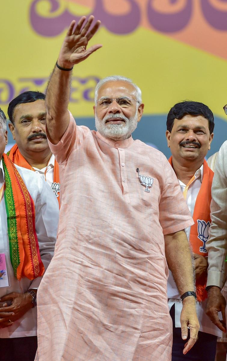 Modi on Nepal's prlgrimage as Karnataka goes to poll