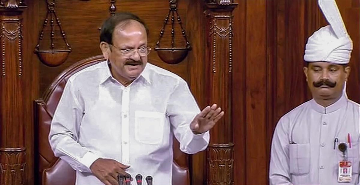 Naidu chides members for thin attendance in House