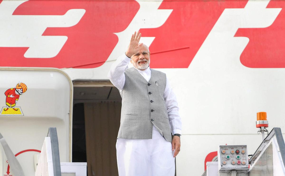 Modi arrives in Qingdao to attend SCO summit