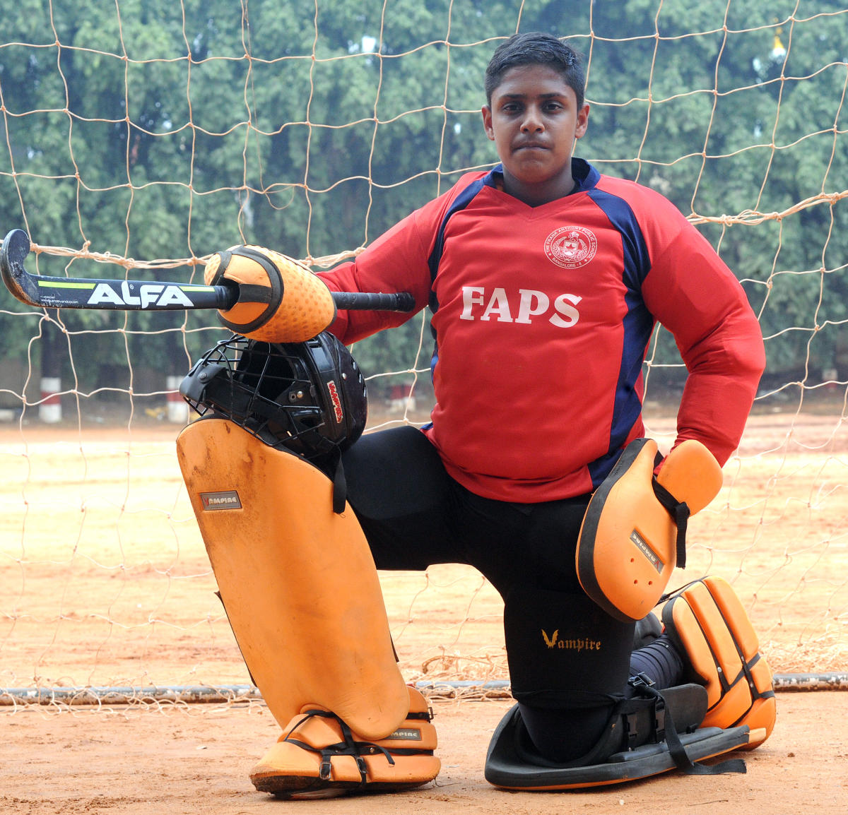 Goalie with a lot of promise