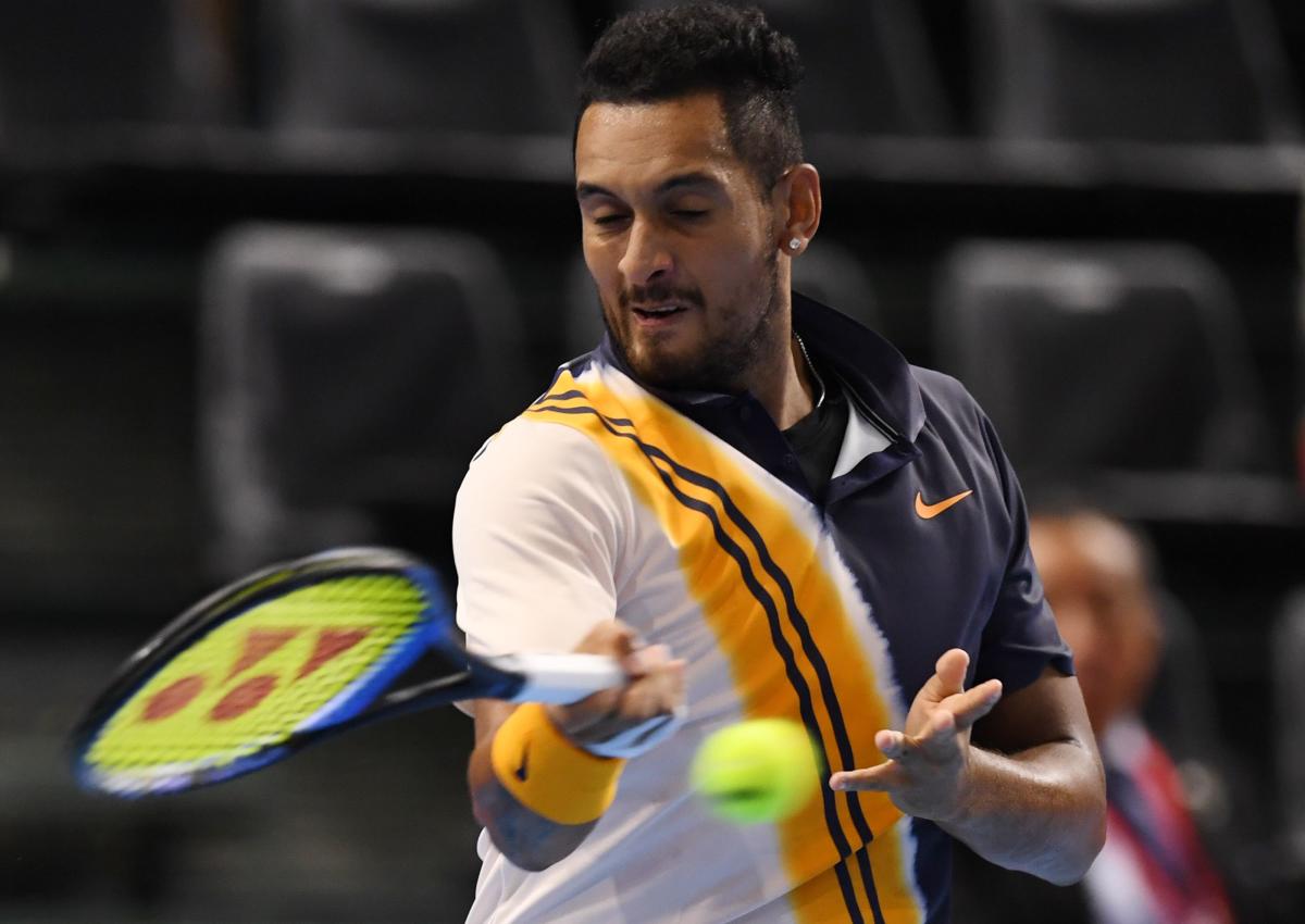 Kyrgios battles past Rublev