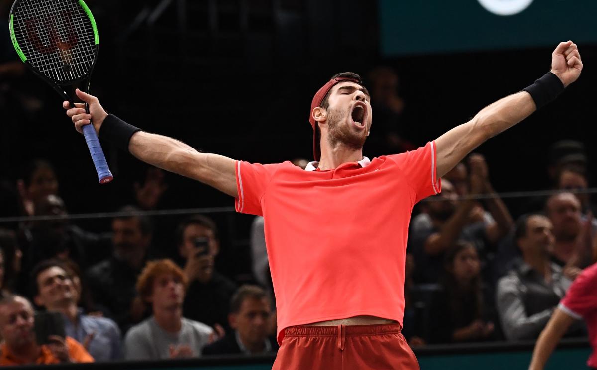 Khachanov stuns Djokovic