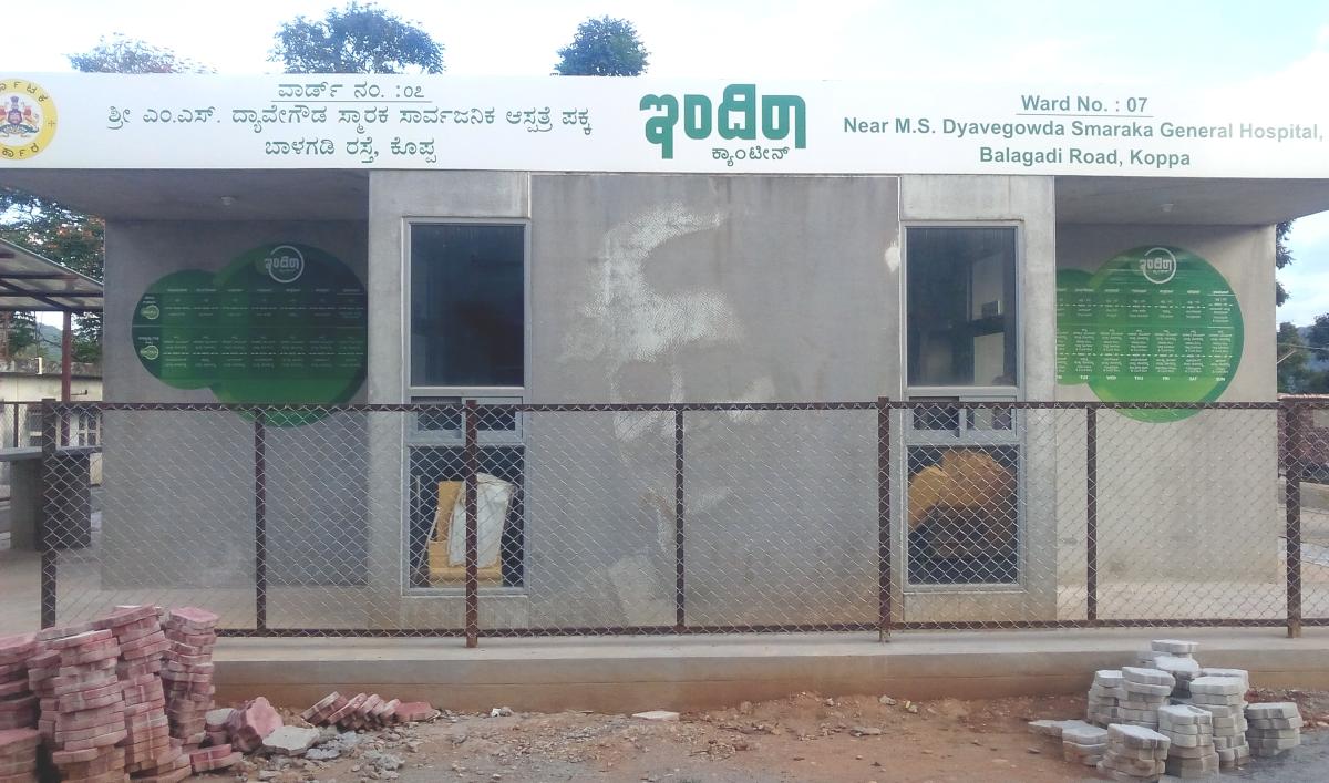 Wait for Indira Canteen continues