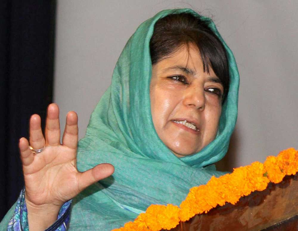 Mehbooba calls on J&K Governor N N Vohra