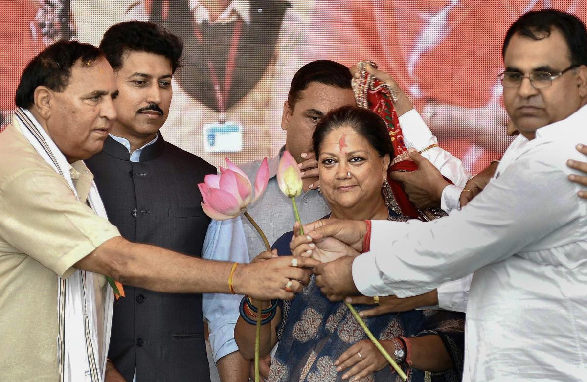 IPS officer's wife to contest against Raje