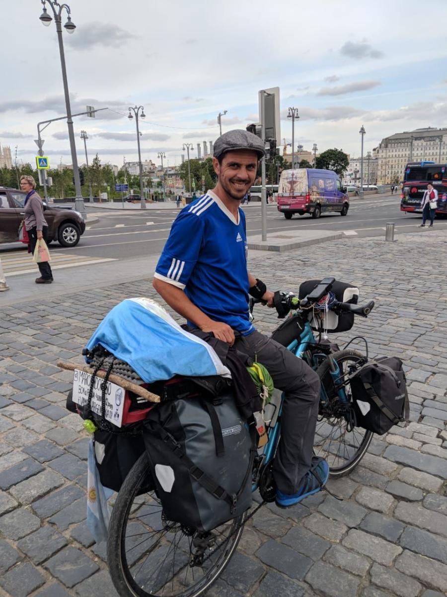 Messi fan pedals across 12 countries