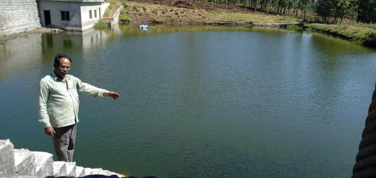 This farmer quenches thirst of wild animals