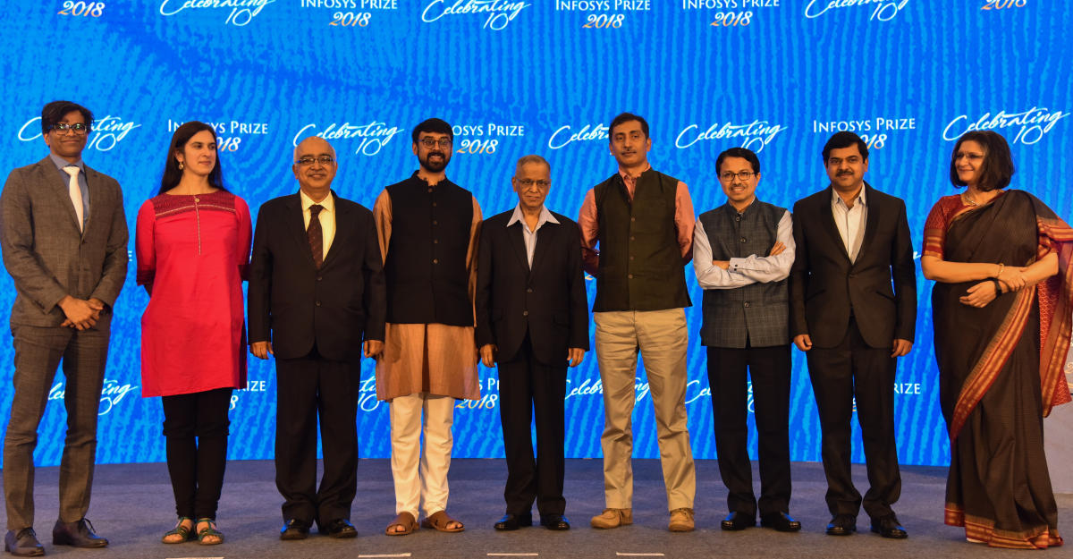 Inf prize: Bhargava’s number patterns enthrall audience