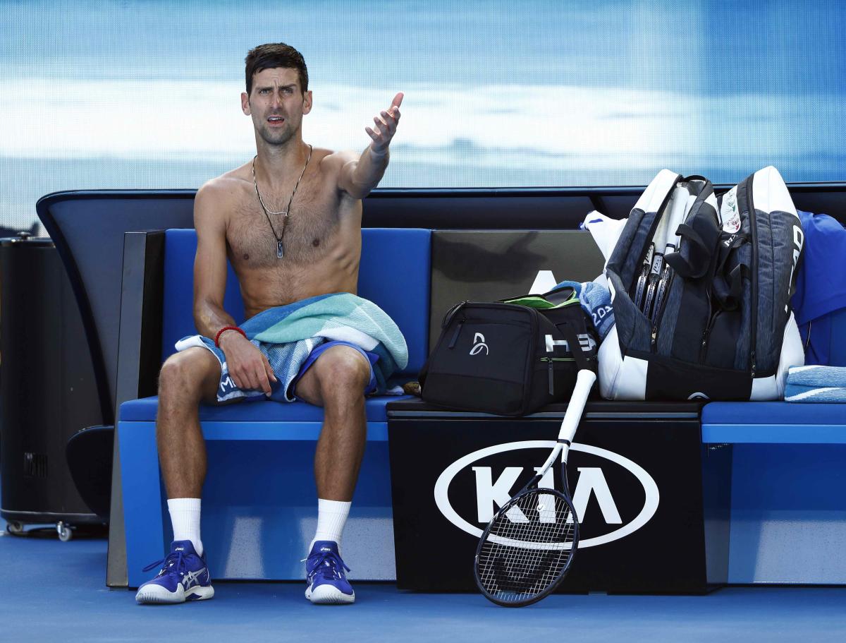 Djokovic livid with floodlights
