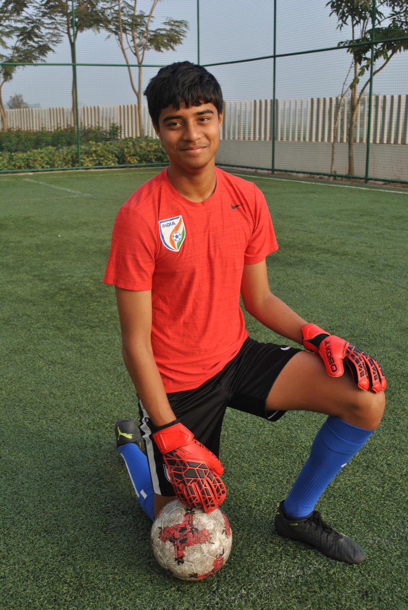 Accidental goalie Ahan shining bright