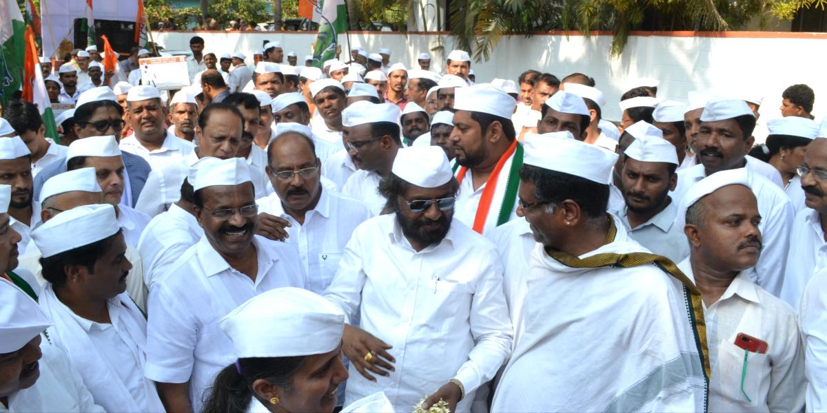 Padayatra taken out to remember Gandhi’s visit