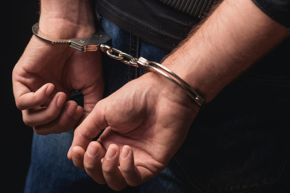 Explosives found, 1 arrested