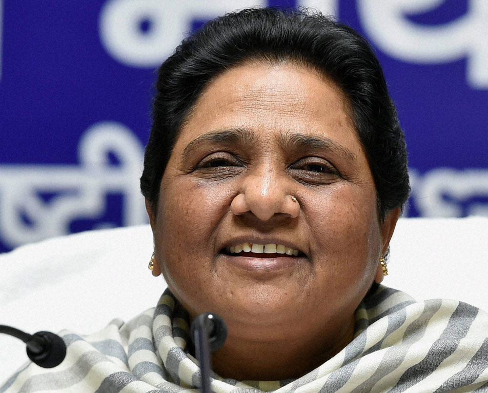 Wary Maya calls SC leader 'BJP agent'