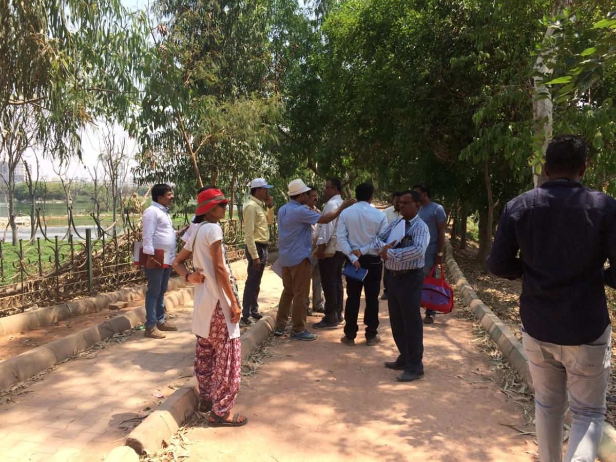 Buffer zone violations in Kaikondrahalli Lake