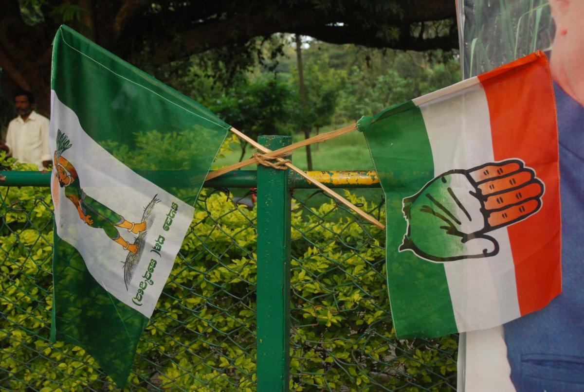 Unsettled by poll schedule, Cong, JD(S) hitsout at BJP