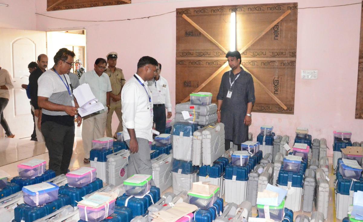EVMs shifted to strongroom at NITK in Surathkal