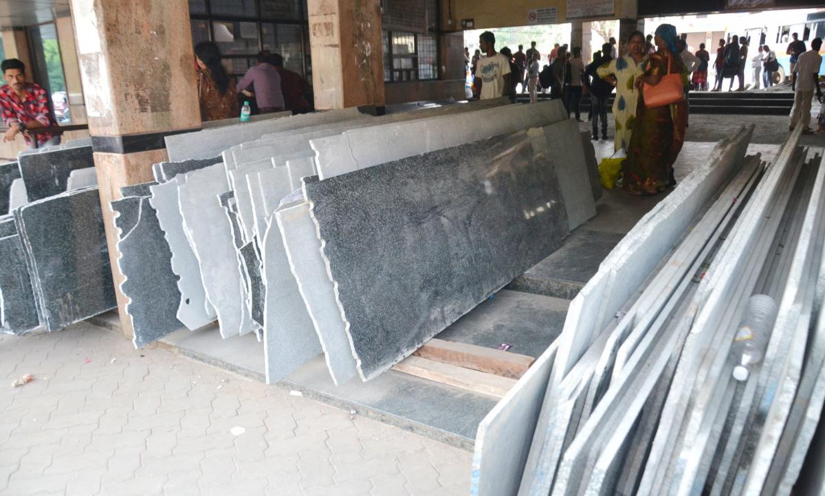Madikeri KSRTC bus stand: work underway