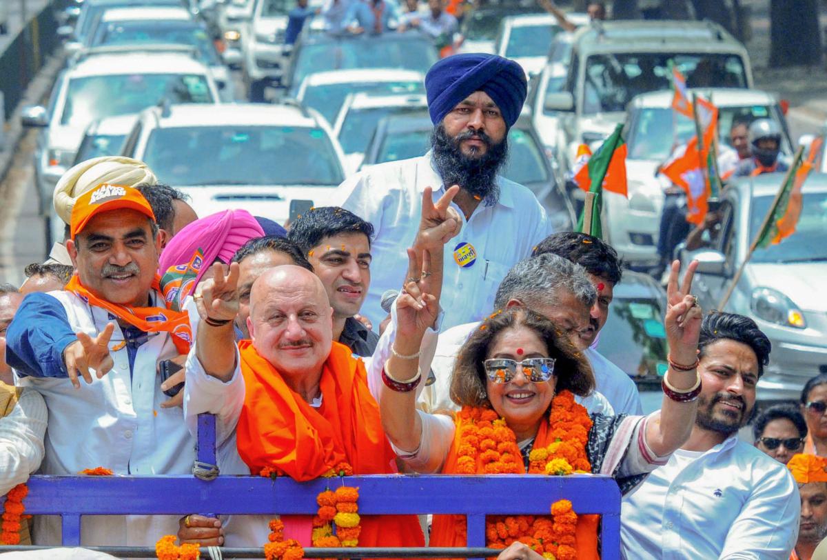 Kirron Kher richer than hubby Anupam: Poll affidavit
