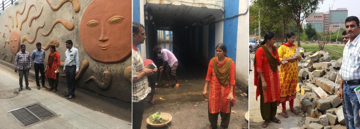 Mayor assesses rain damage