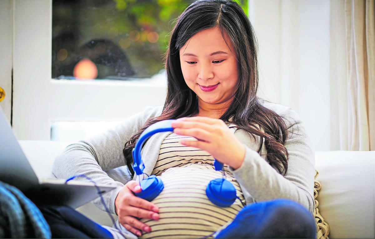 Music to reduce scan time during pregnancy