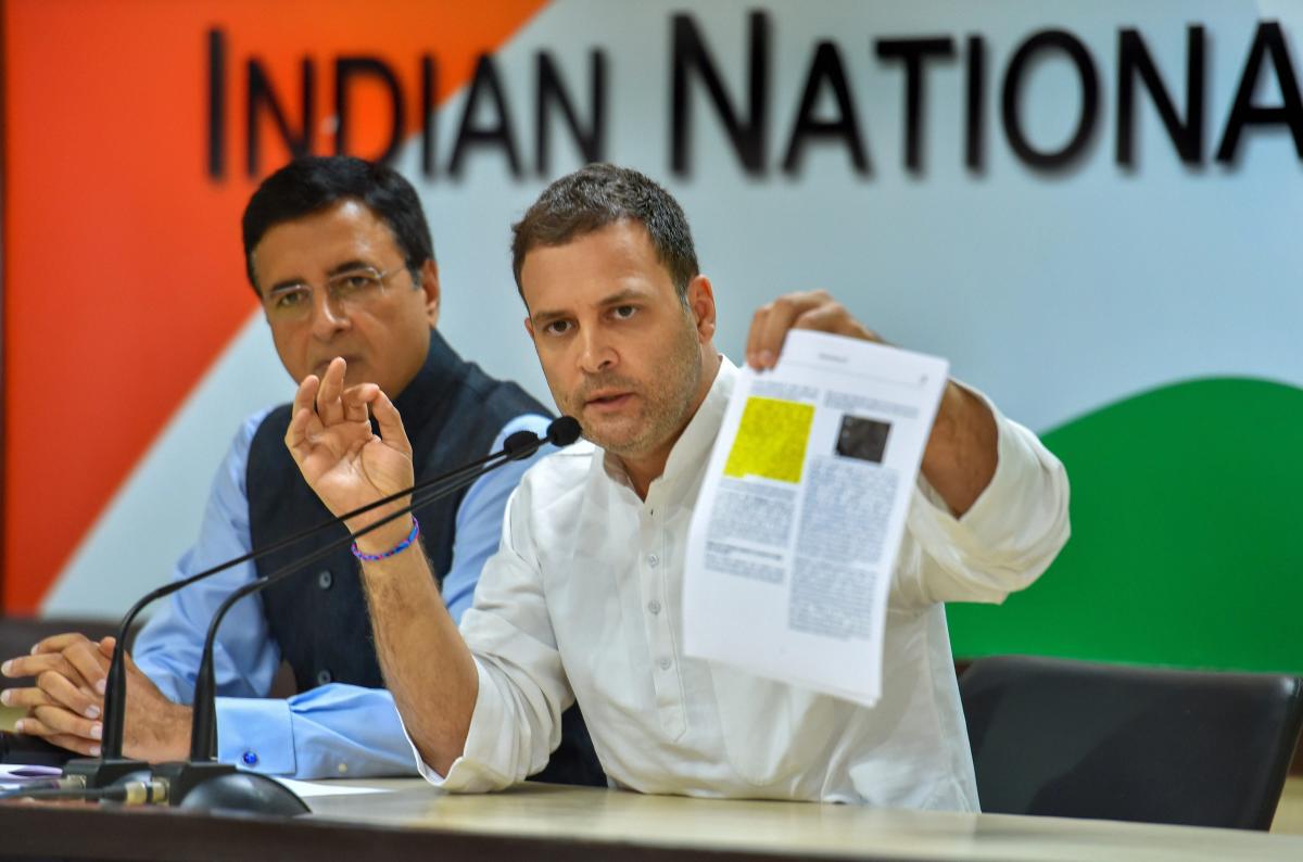 Rahul questions Nirmala's France visit