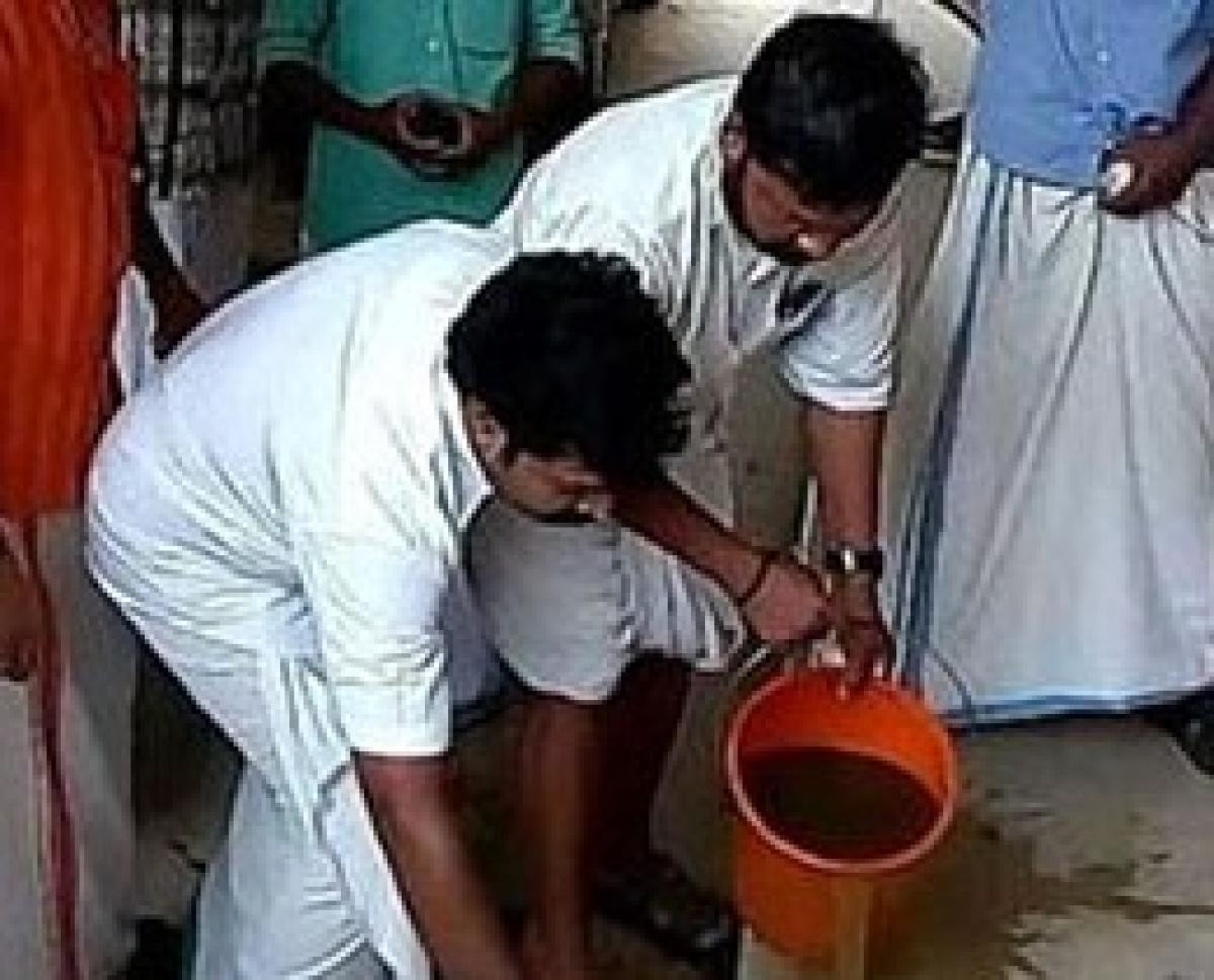 Ker: Youth Cong's purification stir against Dalit MLA