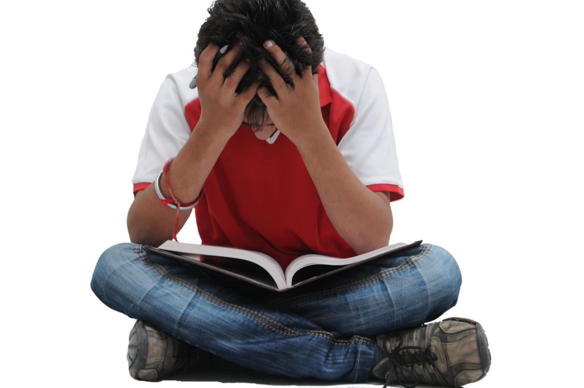 Kids can use this comic book to handle exam stress
