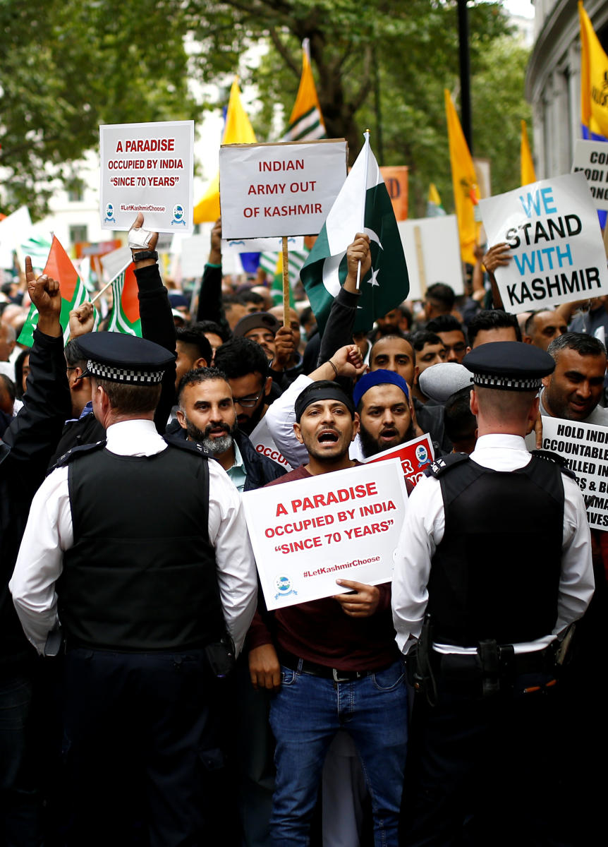 UK protest: Clashes outside Indian commission; 4 held