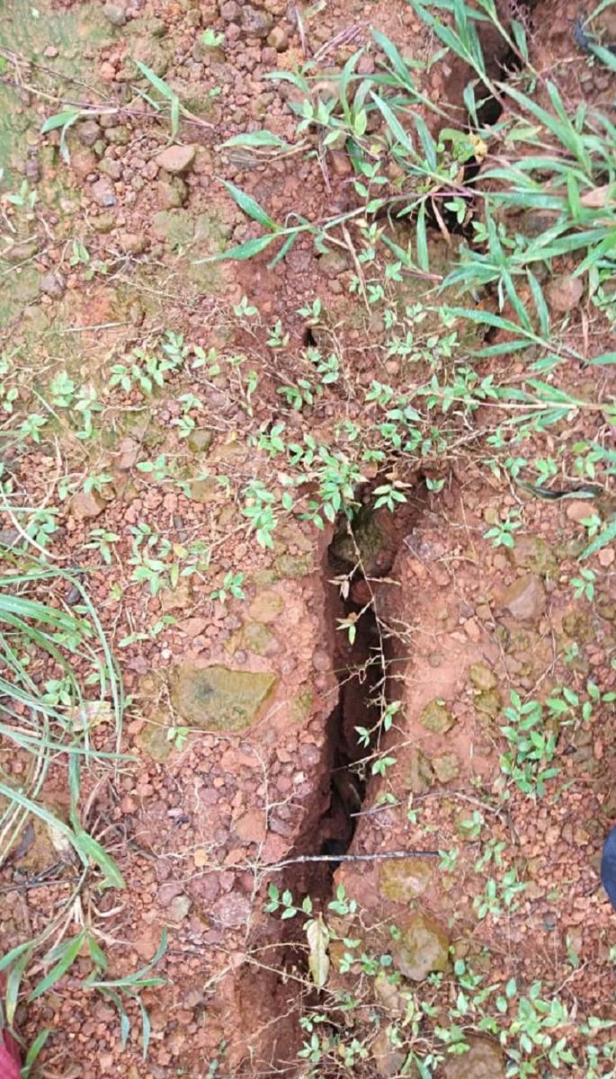 Chasm in Brahmagiri Hill worries residents