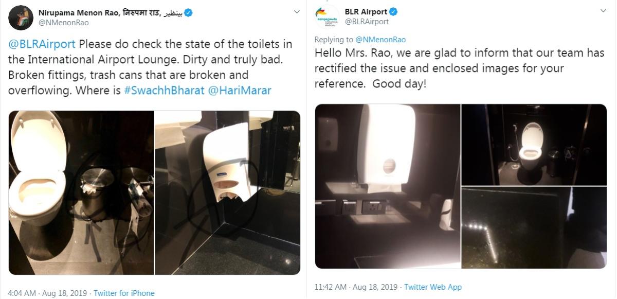 Ex-foreign secy slams KIA toilets, forces swift action