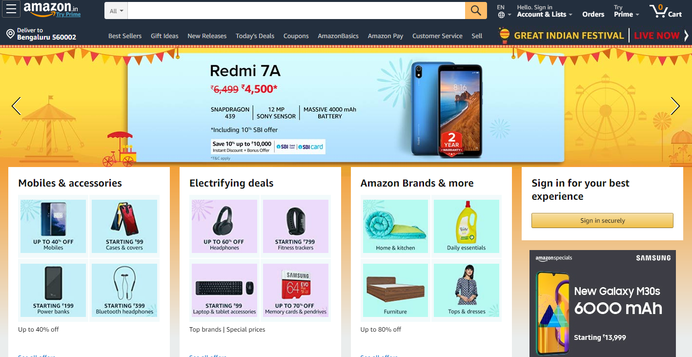 Top mobile deals on Flipkart and Amazon festival sale