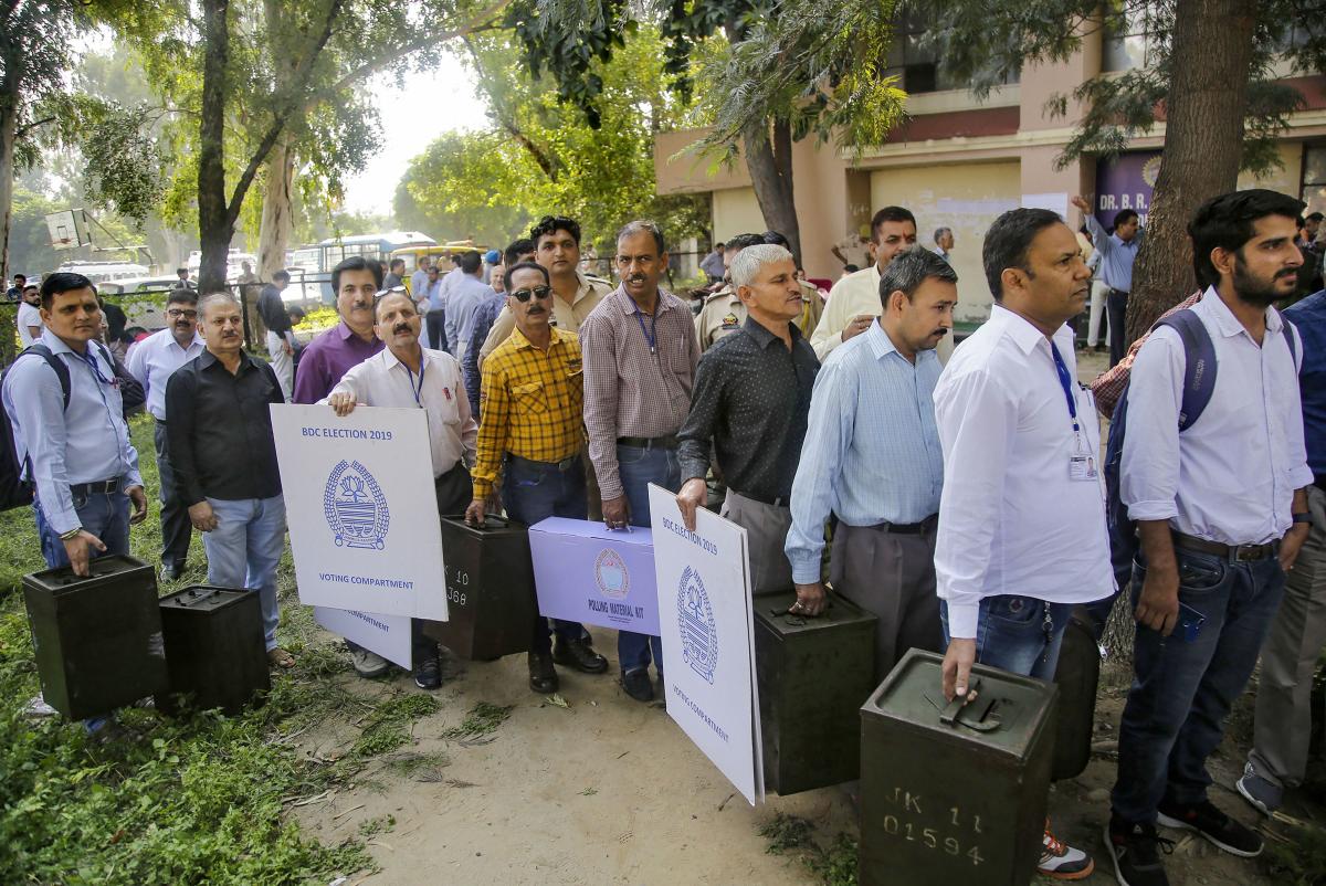 JK set for first BDC polls amid Cong, NC & PDP boycott