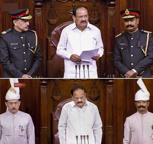Rajya Sabha marshals return to old uniform