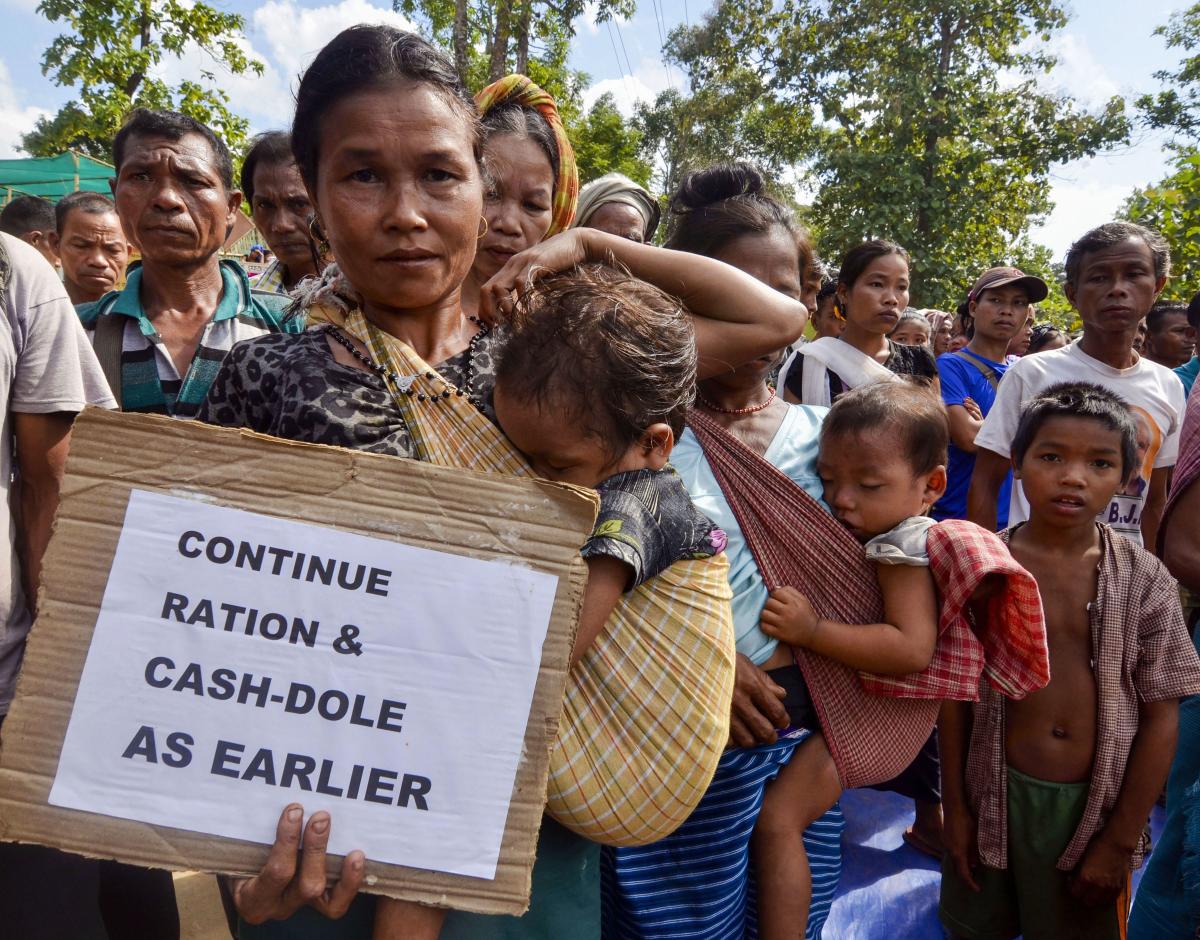 Ration stopped again for Bru refugees in Tripura camps