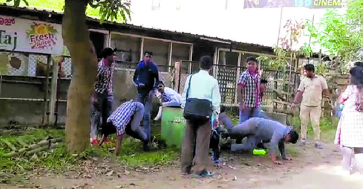 Video of teacher punishing students goes viral