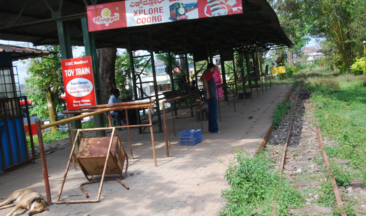 Toy train no longer chugs at Raja Seat