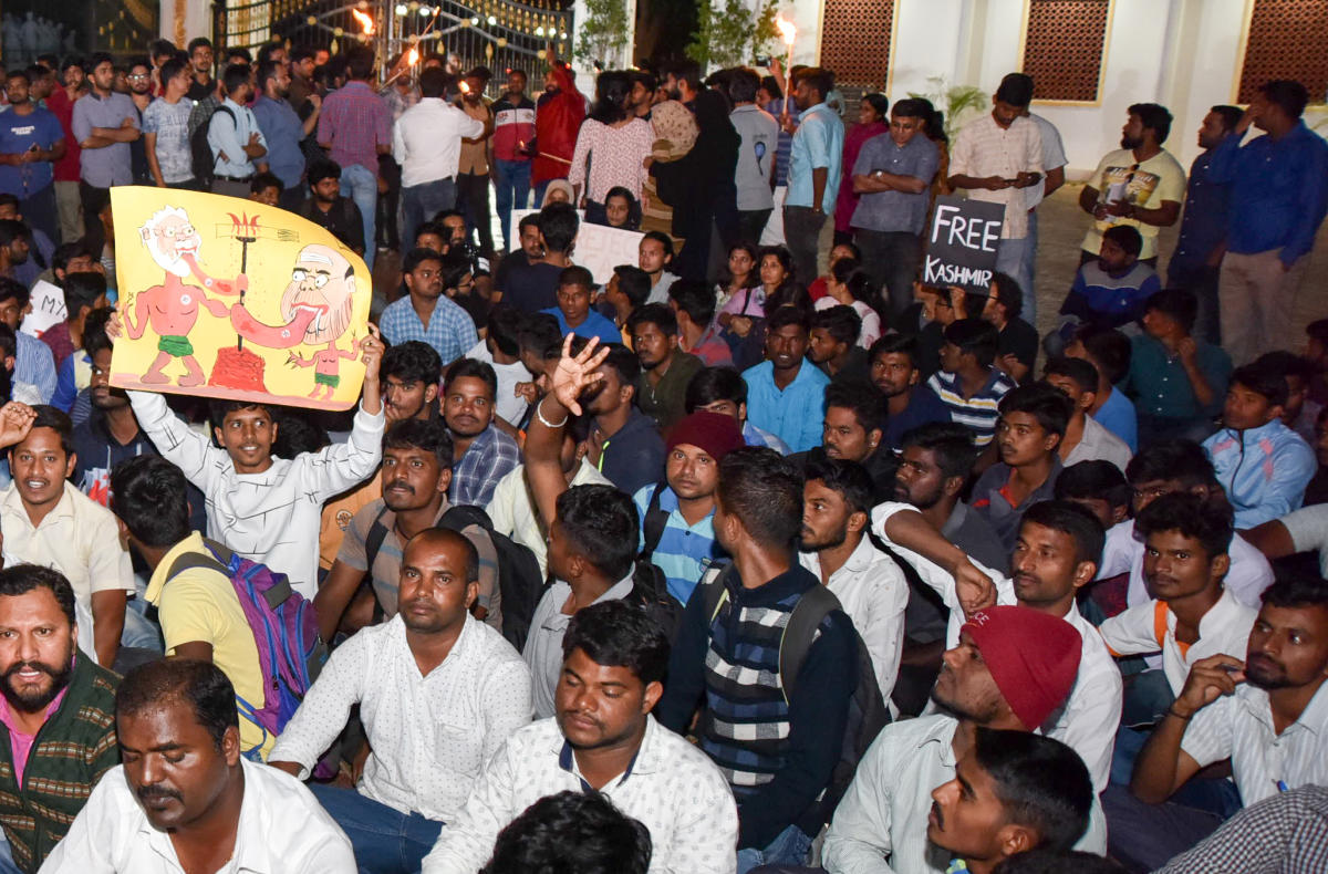 JNU attack: ‘Free Kashmir’ poster displayed at UoM 