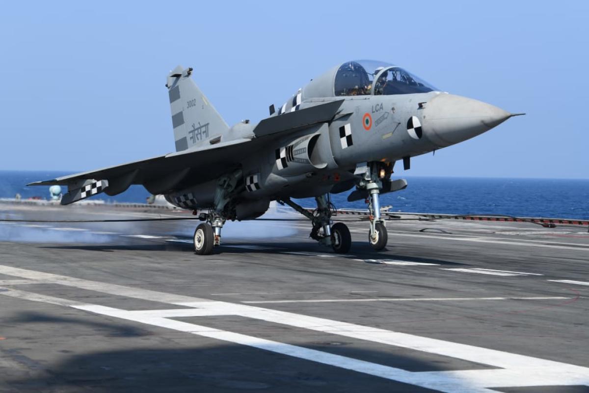 Naval LCA makes successful landing on INS Vikramaditya