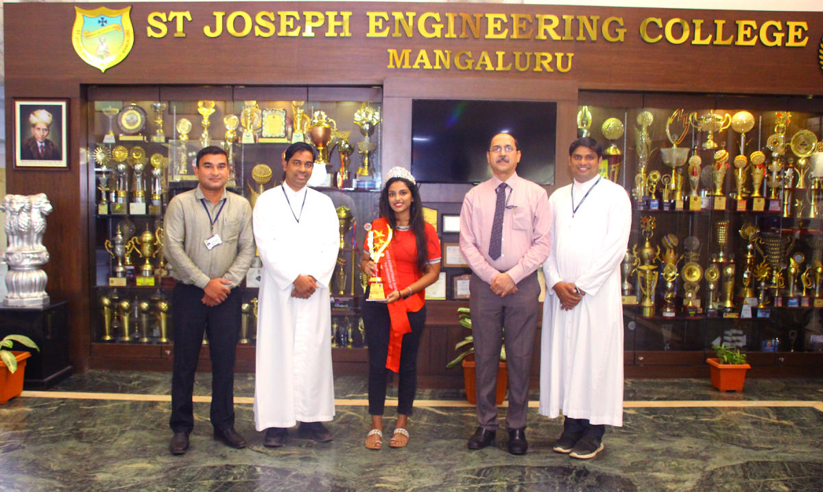 SJEC student first runner-up in beauty pageant