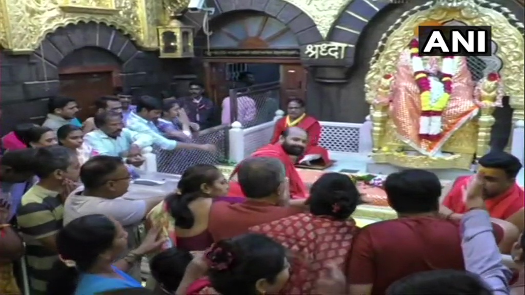 Temple open while services to remain shut in Shirdi over Saibaba birthplace row