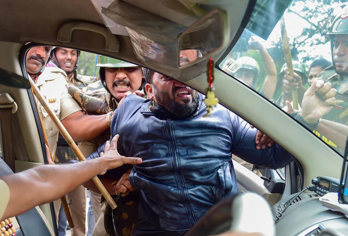 Hegde slams anti-CAA groups for dragging students