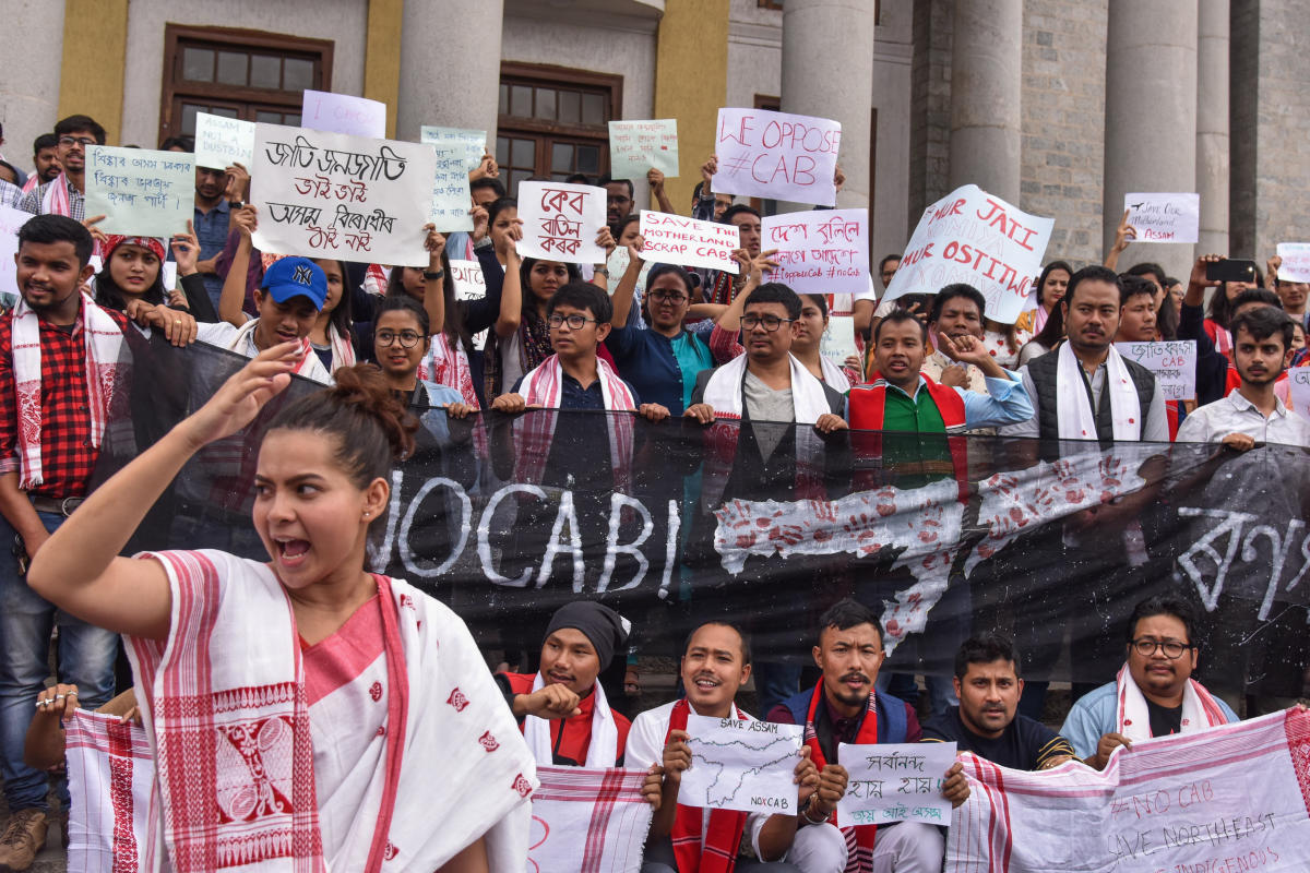 Assamese take to B'luru streets against Citizenship Act