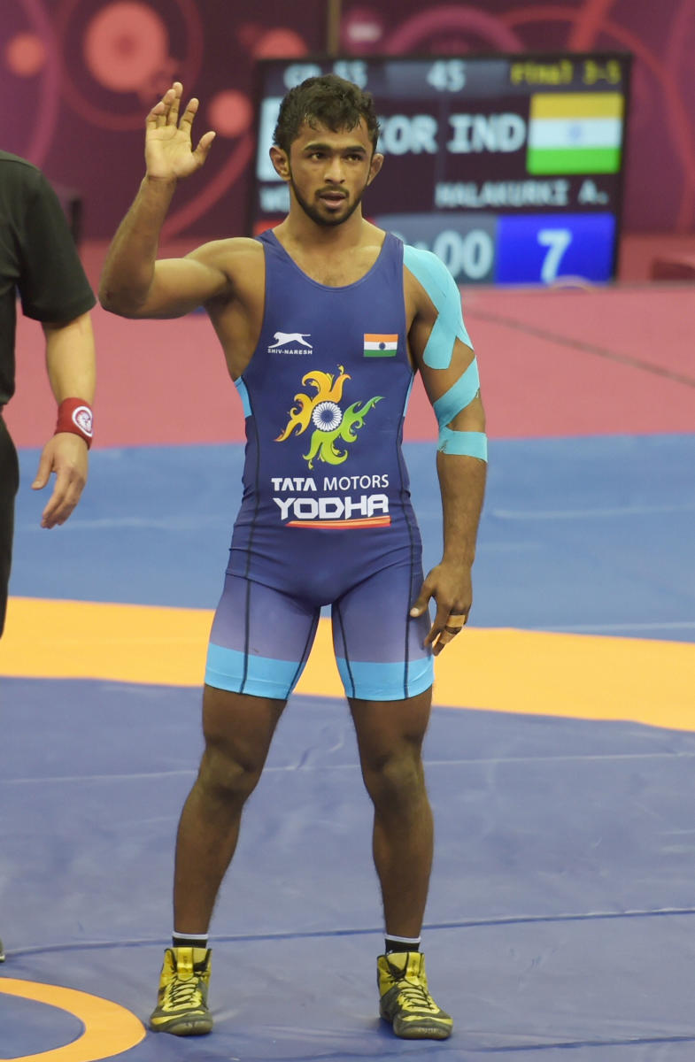 Halakurki wrestles his way to the podium