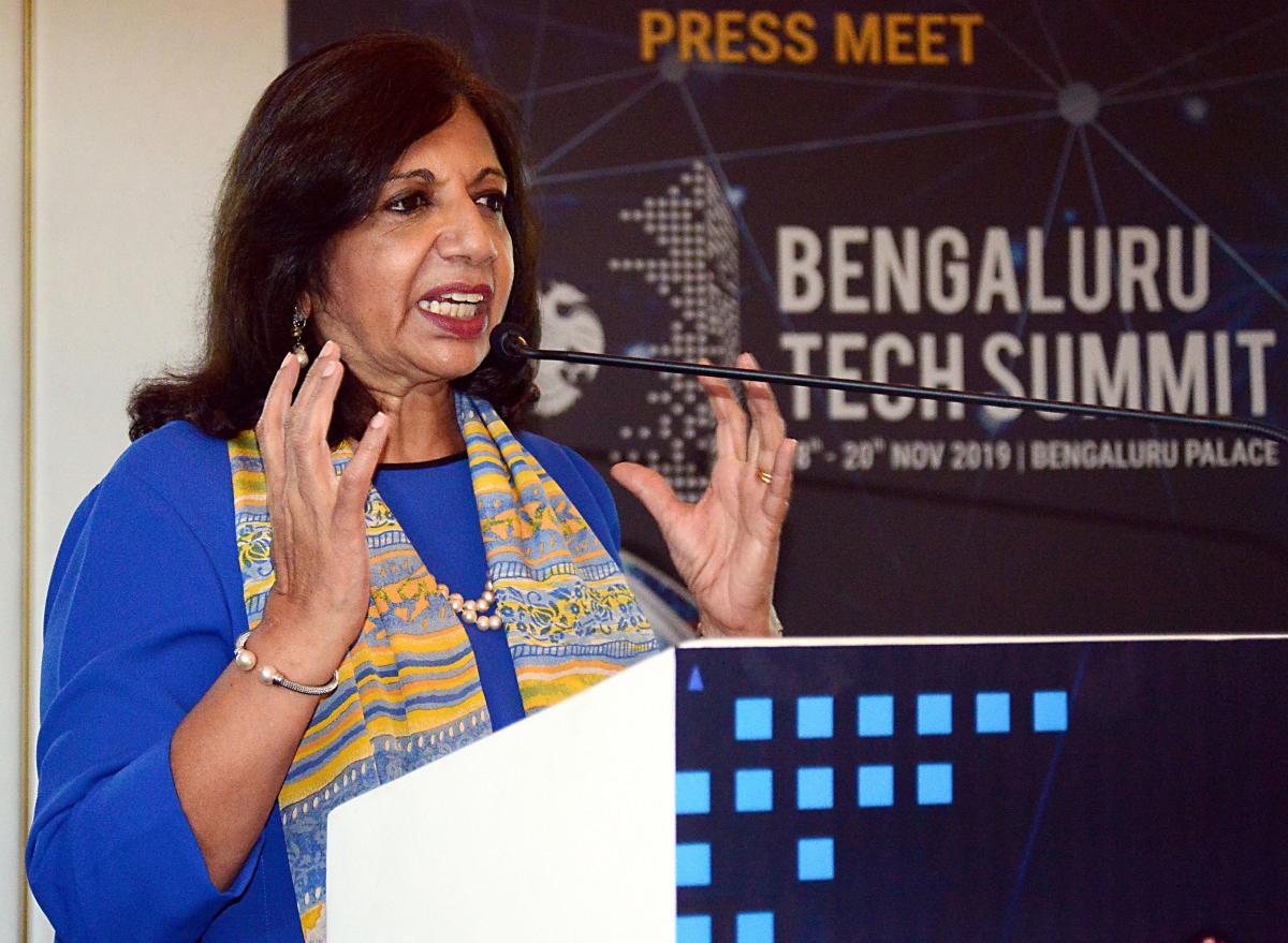 Kiran Mazumdar-Shaw wins ‘EY Entrepreneur of the Year’ award