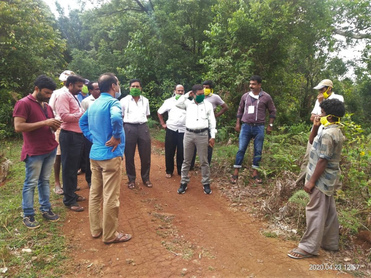 Tribal family living in cave shifted