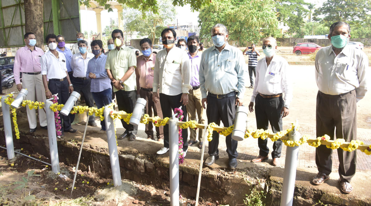 Hand washing facility at APMC inaugurated